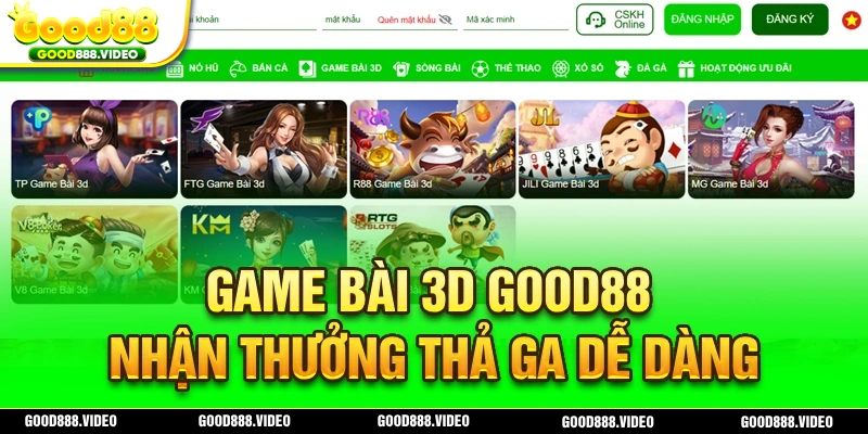 Tham gia game bài cùng hàng ngàn trò chơi hấp dẫn